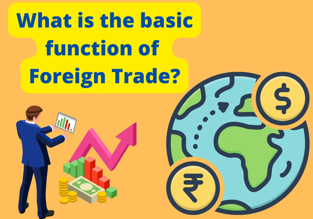 What is the basic function of foreign trade?