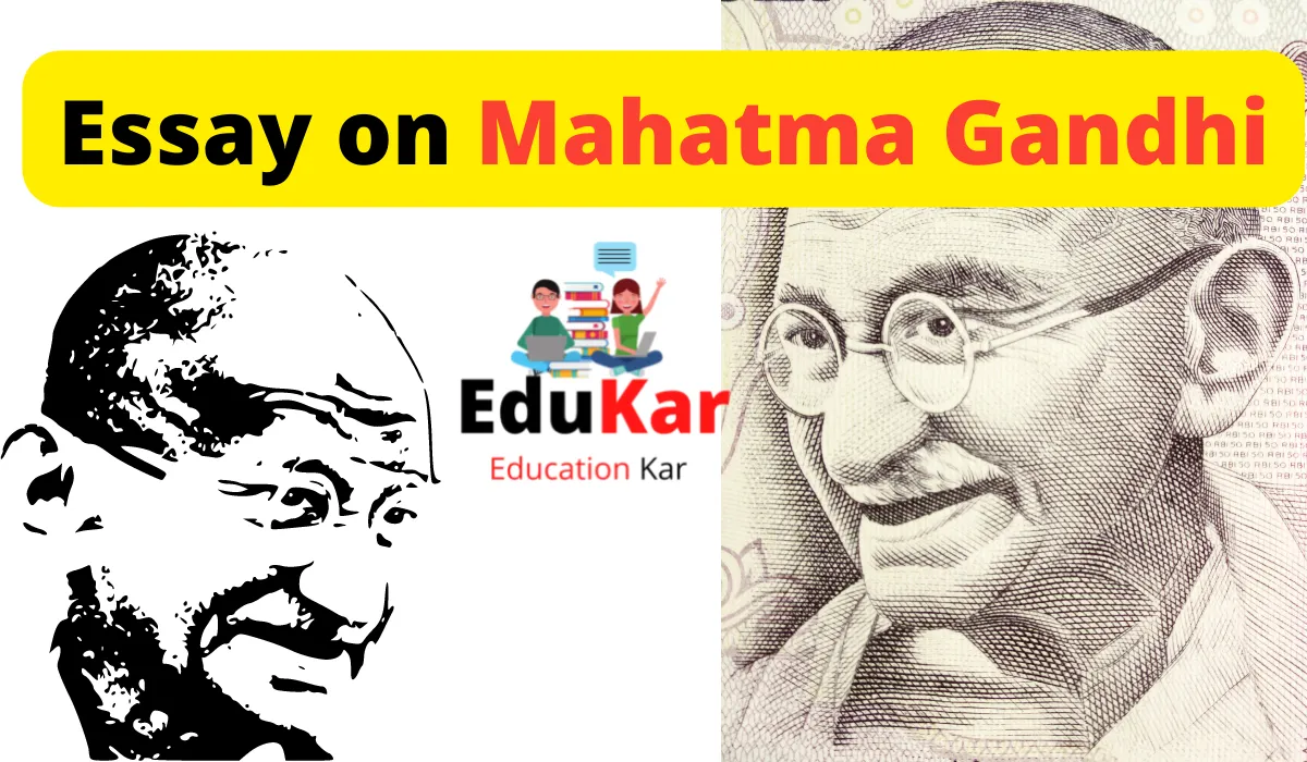 Essay on Mahatma Gandhi in English