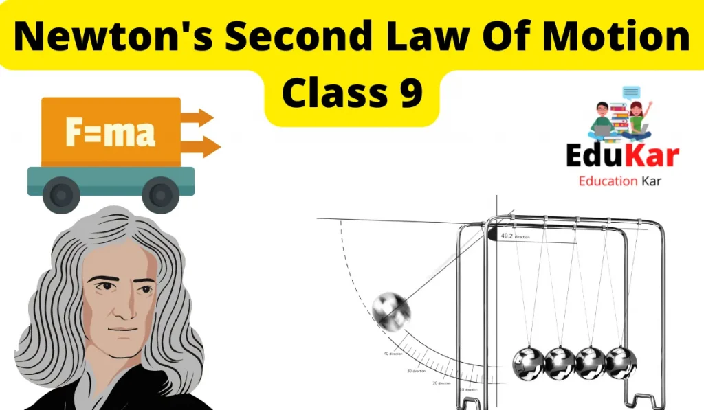 State Newton's Second Law Of Motion Class 9
