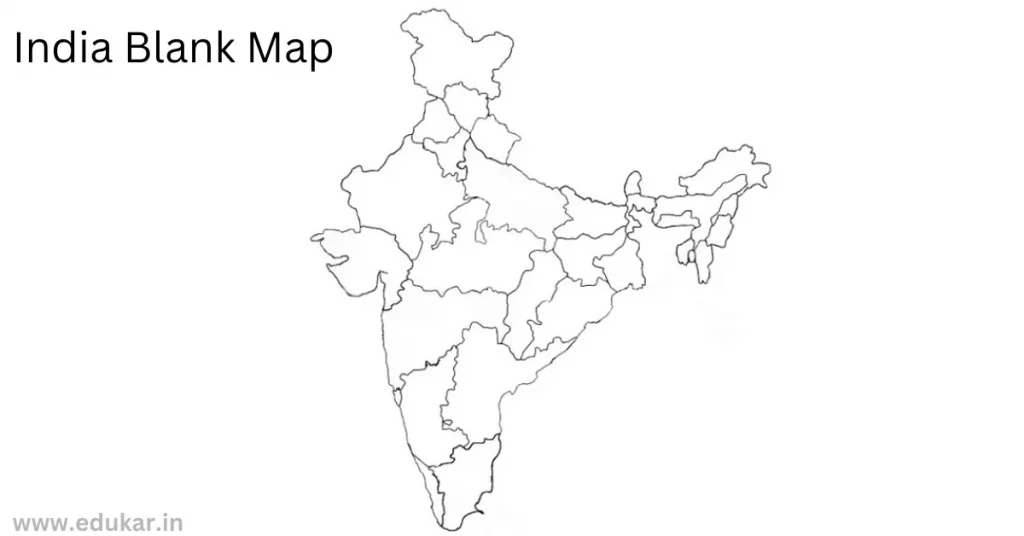 [PDF] India Blank Map- Download India Blank map [Different Types]