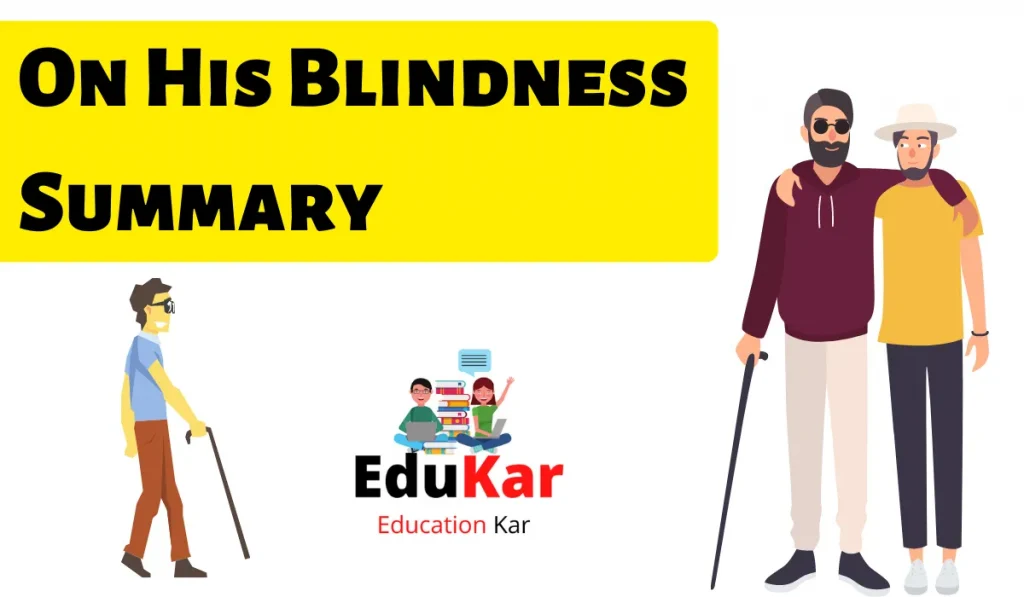 On His Blindness Summary