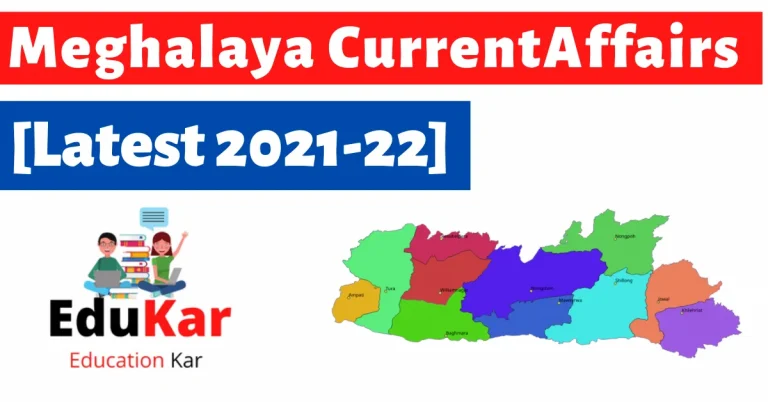 Meghalaya Current Affairs