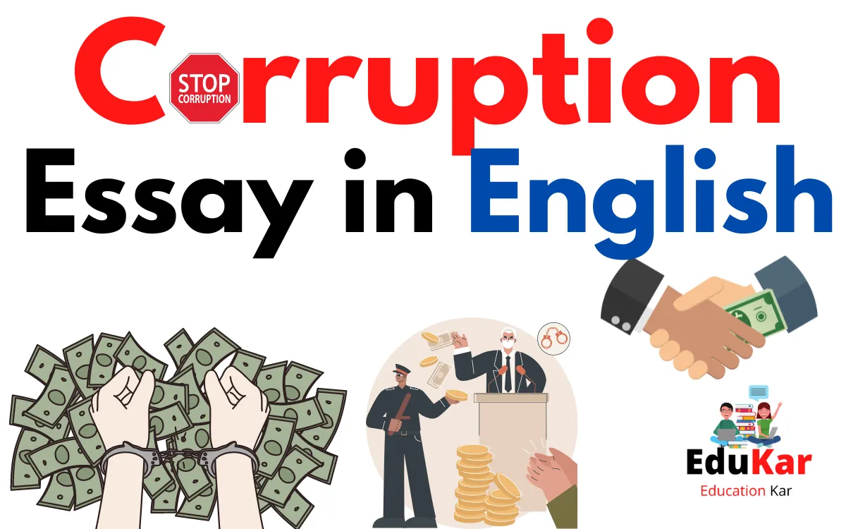 Essay on Corruption in English