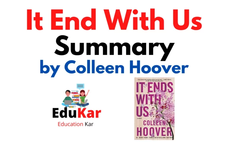 It End With Us Summary by Colleen Hoover