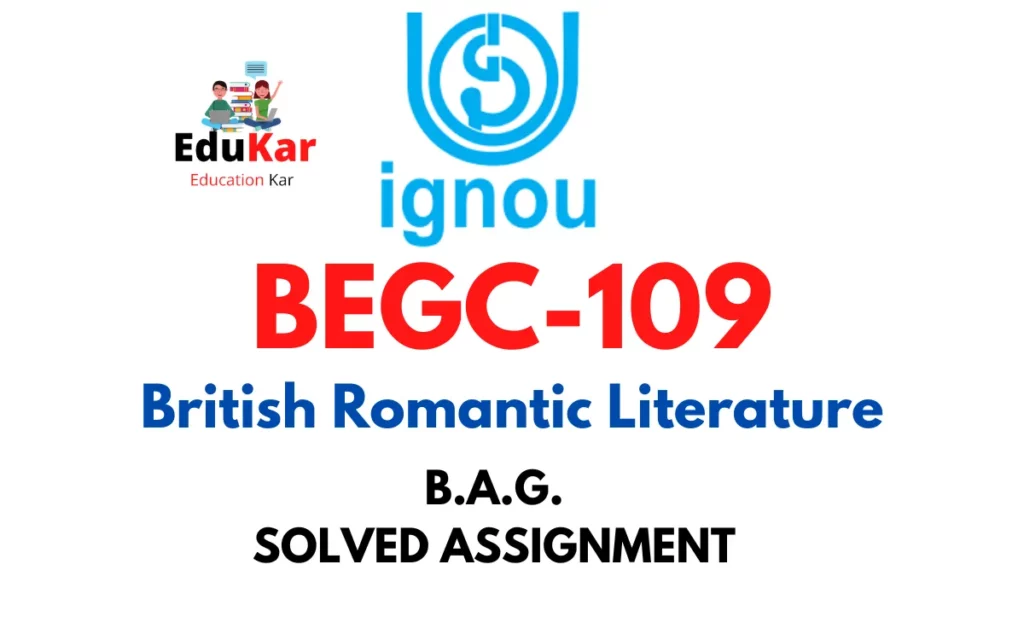 BEGC-109: IGNOU BAG Solved Assignment 2022-2023