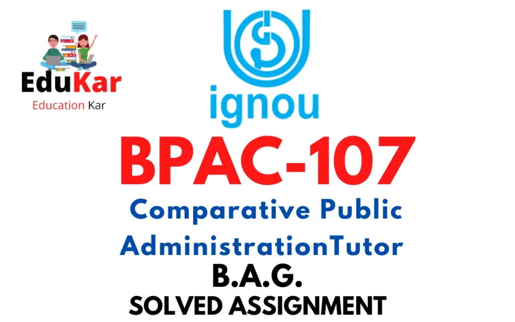 BPAC-107: IGNOU BAG Solved Assignment 2022-2023