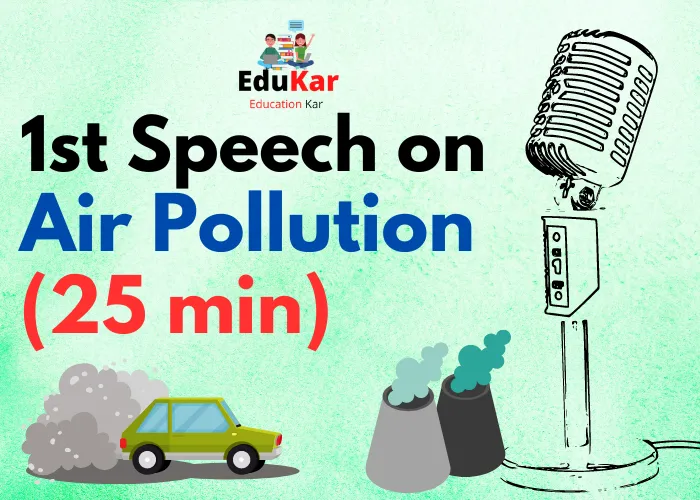 Speech on Air Pollution
