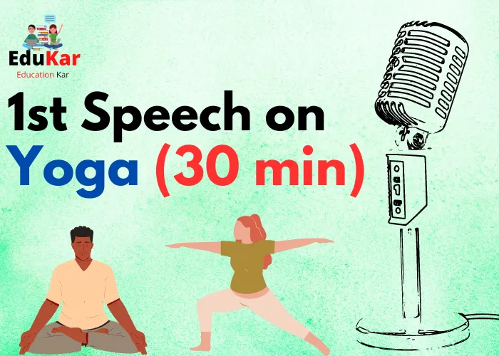 Speech on Yoga