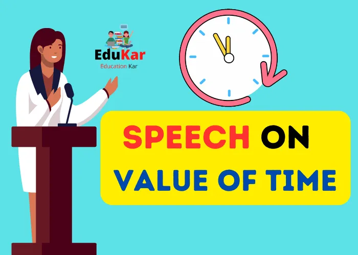 Speech on Value of Time-Short & Long