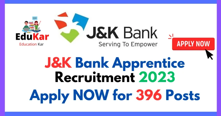 J&K Bank Apprentice Recruitment 2023