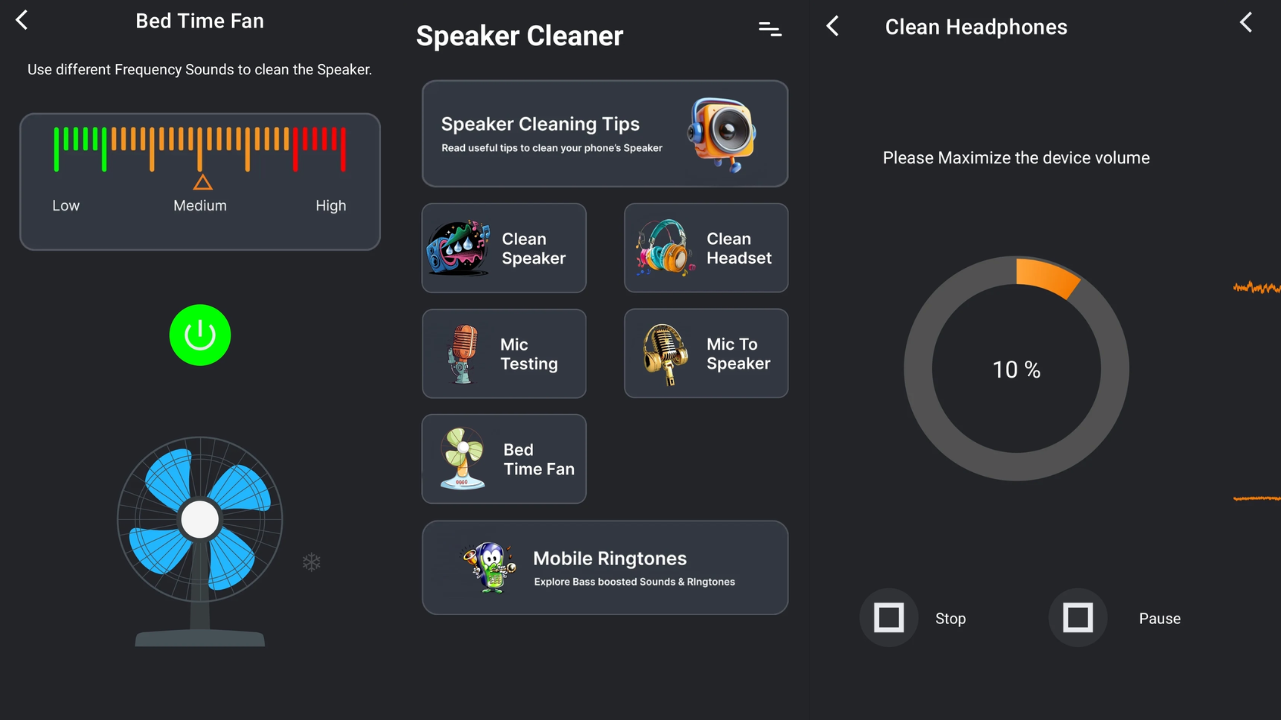 Speaker Water Cleaner