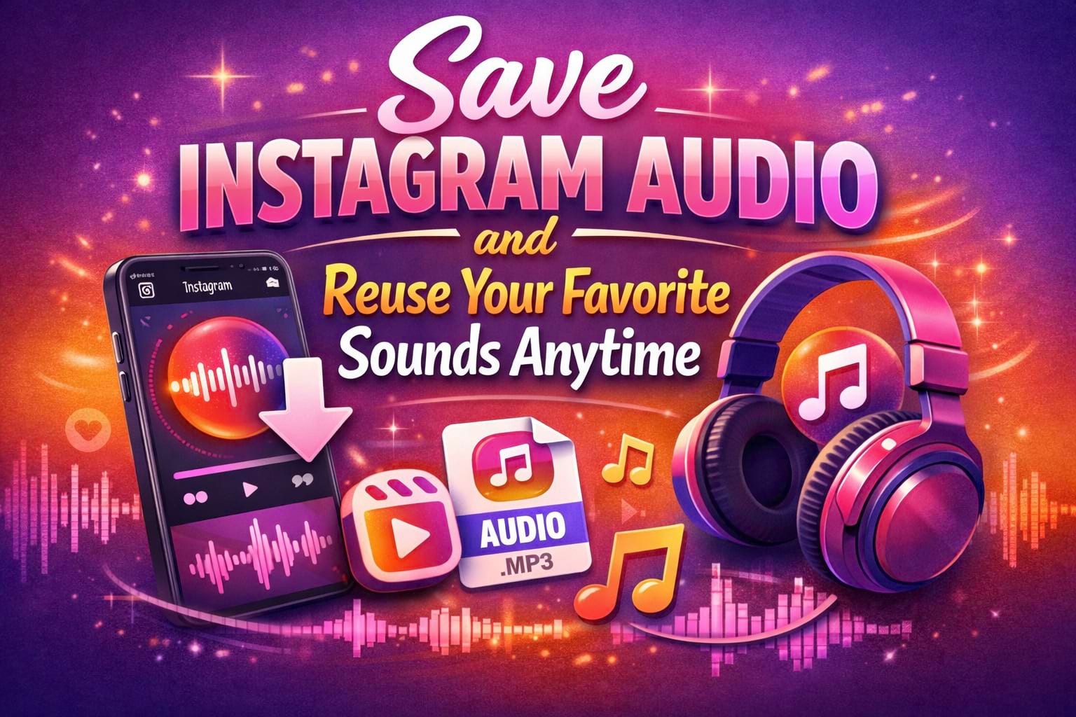 Save Instagram Audio and Reuse Your Favorite Sounds Anytime