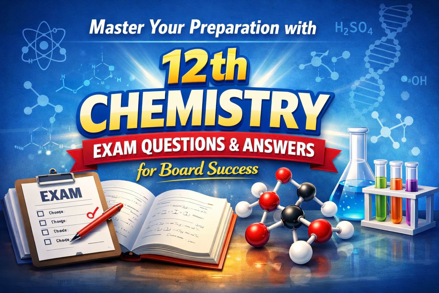 Master Your Preparation with 12th Chemistry Exam Questions and Answers for Board Success