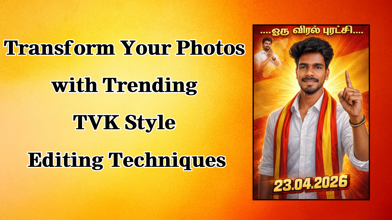 Transform Your Photos with Trending TVK Style Editing Techniques