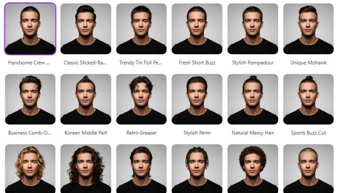AI Hairstyle Change Helps You Try Trendy Haircuts Before You Cut