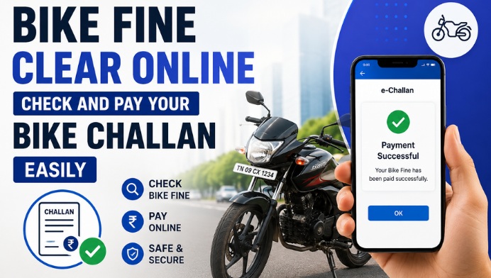 Bike Fine Clear Online Check and Pay Your Bike Challan Easily