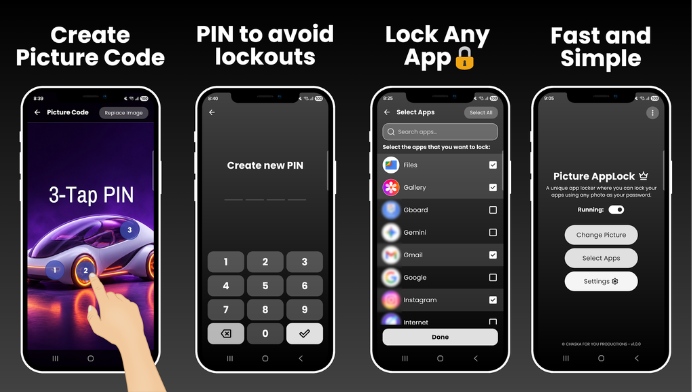 Picture AppLock Lock Apps, Protect Privacy and Secure Your Data