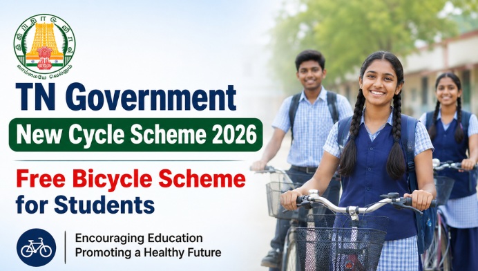 TN Government New Cycle Scheme 2026 Free Bicycle Scheme for Students