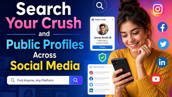 Search Your Crush and Public Profiles Across Social Media