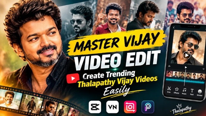 Master Vijay Video Edit: Create Trending Thalapathy Vijay Videos Easily
