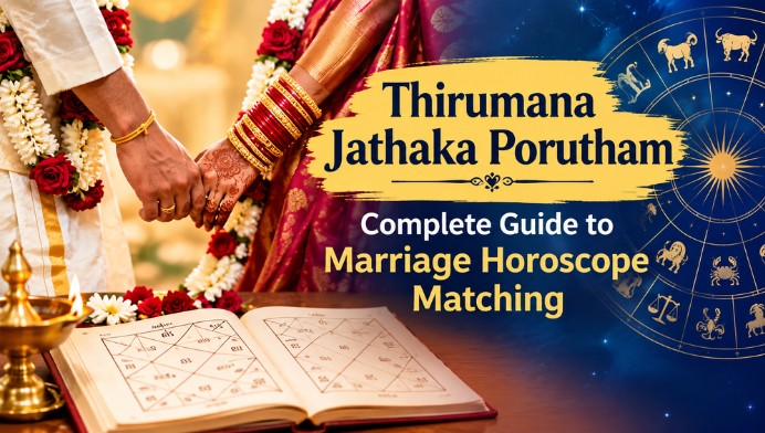 Thirumana Jathaka Porutham: Complete Guide to Marriage Horoscope Matching
