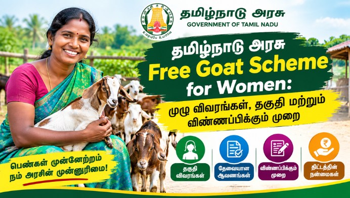 Tamil Nadu Government Free Goat Scheme for Women: Eligibility, Benefits and Application Details