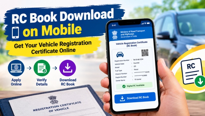 RC Book Download on Mobile Get Your Vehicle Registration Certificate Online